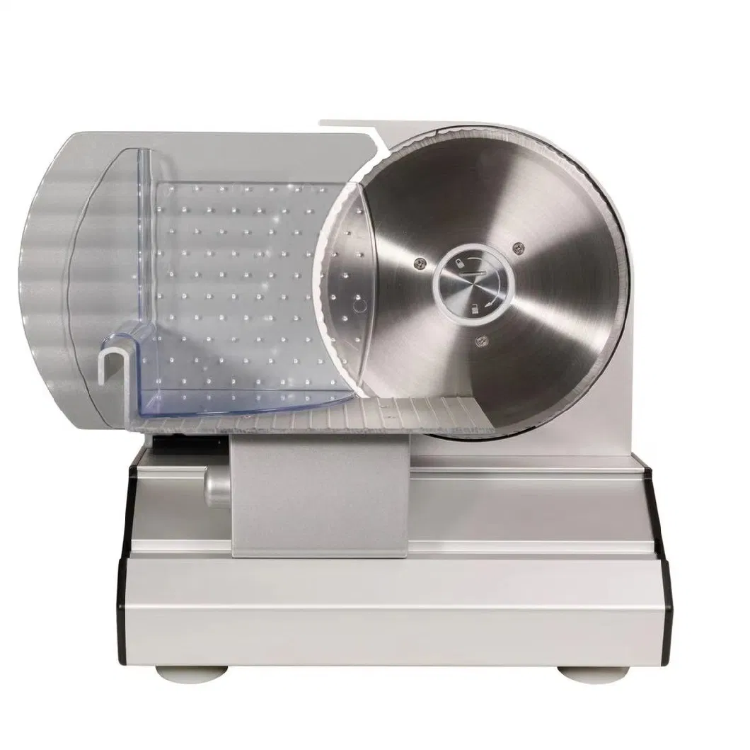 Ms1905 220W Aluminum Housing 19cm Blade 0-20mm Adjustable Meat Slicer