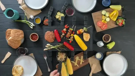 Nouveau appareil à raclette électrique avec service à fondue